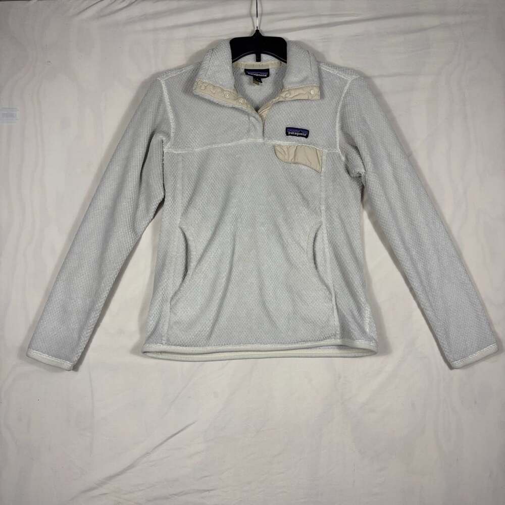 Patagonia Re-Tool Snap Gray Fleece High Neck Long Sleeve Pullover Swea – Brie,